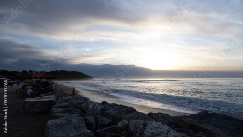 Pays Basque en Avcril, Saint Jean de Luz, plage d'Erromardie