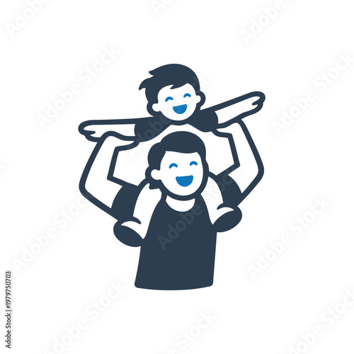 Joyful Shoulder Ride Icon