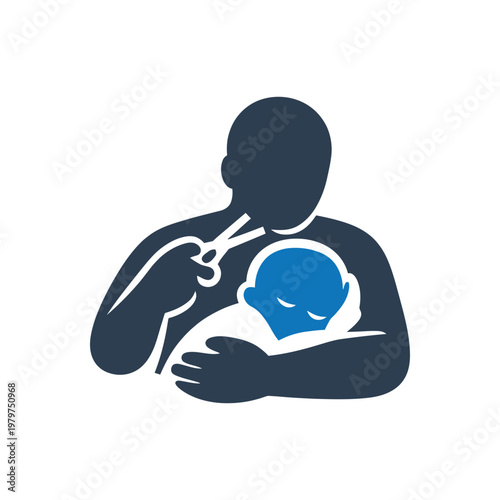 Gentle Infant Grooming Care Icon