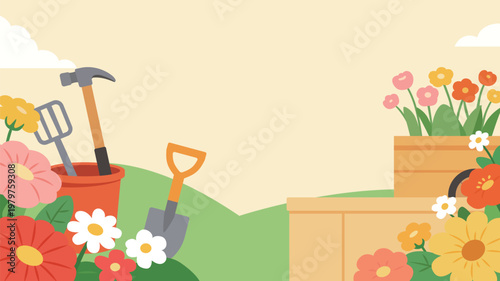 A professional woman reading a book in a garden on Labor Day