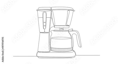 Electric Coffee Maker Machine Appliance.