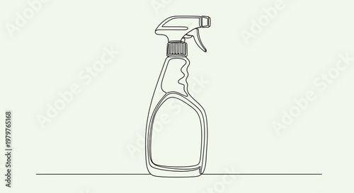 Spray bottle with trigger nozzle.