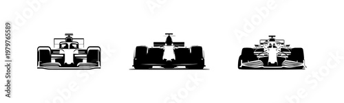 Dynamic racing cars showcase streamlined designs and powerful aesthetics, emphasizing speed