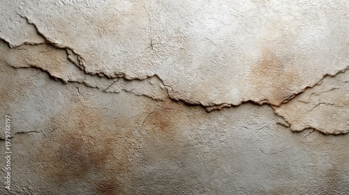Textured surface of an aged, cracked wall featuring unique patterns, subtle hues, and rustic charm suitable for diverse design projects and backgrounds