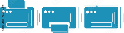 printers and copiers and scanners, three in one, office printer for printing, scanning and editing. Technological scanner of paper media