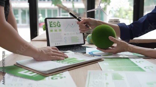 A group of Asian business leaders discussed ESG strategies, risk management, workshops on SDG reports, climate change, green finance, and environmentally friendly investment.