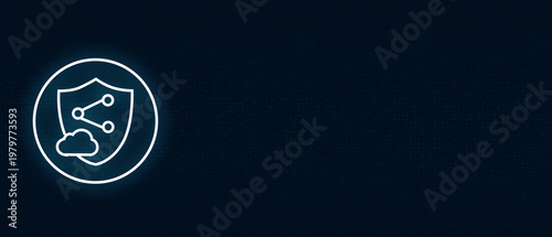 Shield with cloud and network nodes for secure data sharing