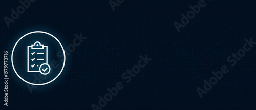 Clipboard checklist icon with checkmark for task completion