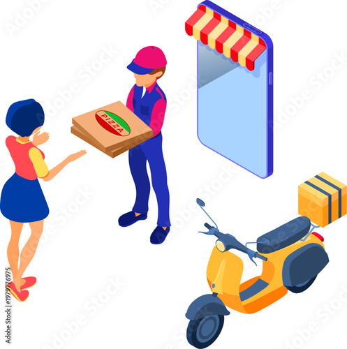online food order package delivery service