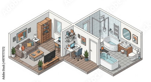 Modern Apartment Interior Design.