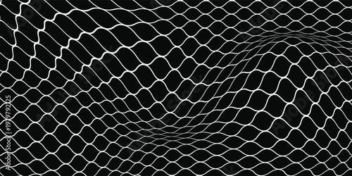 Net pattern. Rope net vector silhouette. Soccer, football, volleyball, tennis and tennis net pattern. Fisherman hunting net rope texture or pattern.
