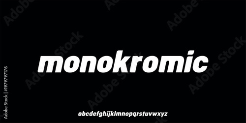 Bold italic sans serif font with a modern sporty and dynamic style.