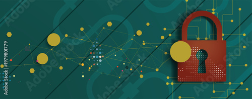 Cyber technology concept web services for business and internet project.