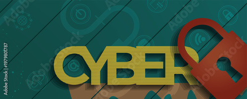 Cyber technology concept web services for business and internet project.