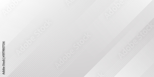 Diagonal grey gradient lines background. Abstract silver stripes wallpaper. Abstract gray tech backdrop.