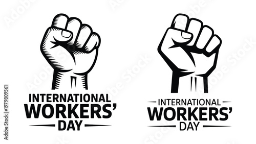 International Workers Day fists raised in solidarity and protest  labor rights activism