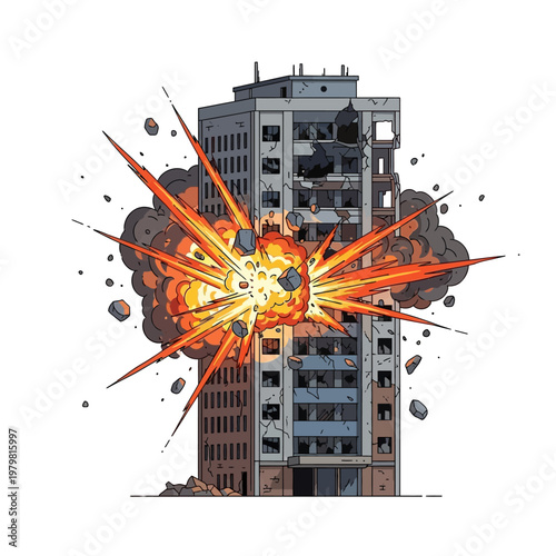 Building Explosion Destruction