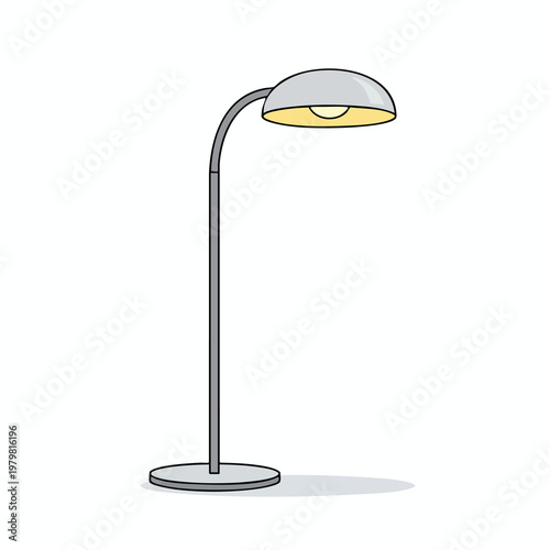 Modern Desk Lamp with Adjustable Arm and Soft Lighting
