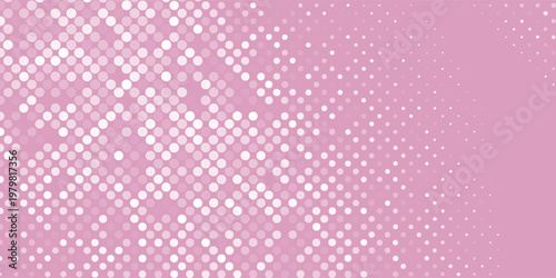 white polka dots pattern over hot pink useful as a background good effect