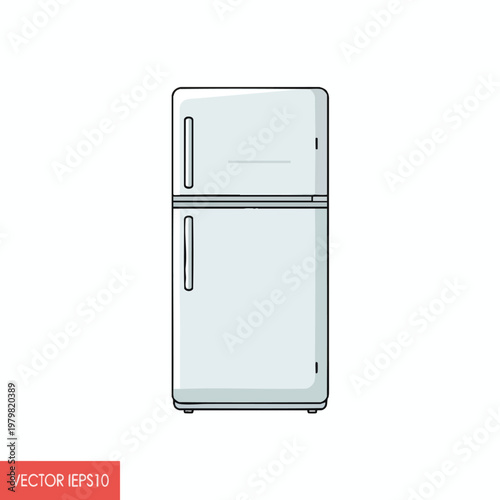 Modern Double Door Refrigerator for Fresh Food Storage