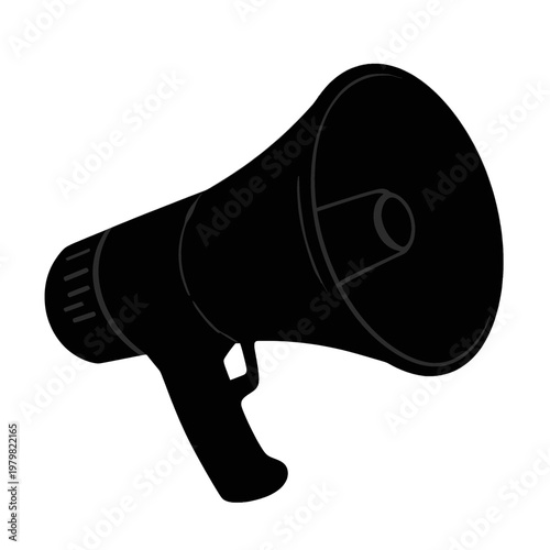 Megaphone Line Icon Nobody Announcement Speaker