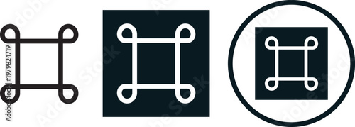 Command icon for mobile and web, professional vector illustration of software command and shortcut symbols. Command flat thin line icon design collection.
