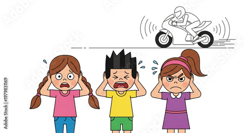 People covering their ears.