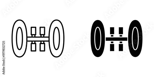 handcuffs and keys security concept flat design vector illustration