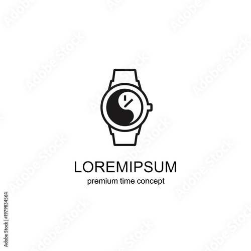 Premium Time Concept Watch Design.