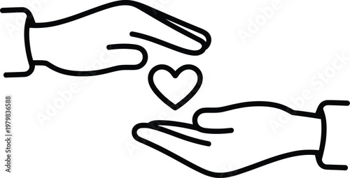 compassionate care and mutual support concept illustration showing nurturing human connection love kindness protection and charitable giving between individuals design