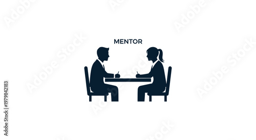 Business people sitting at table.