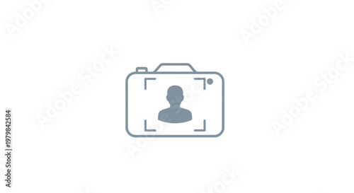 Businessman holding a briefcase confidently.