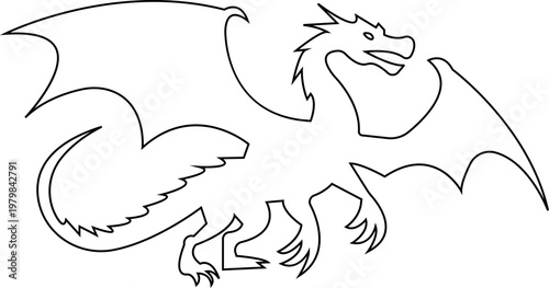 dragon icon, vector brushstroke watercolor tribal tattoo oriental calligraphy kit. Abstract snake silhouette stains, vintage zodiac traditional painting, abstract design elements, banner clipart