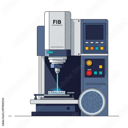 Focused Ion Beam FIB Machine for Nanotechnology and Material Science