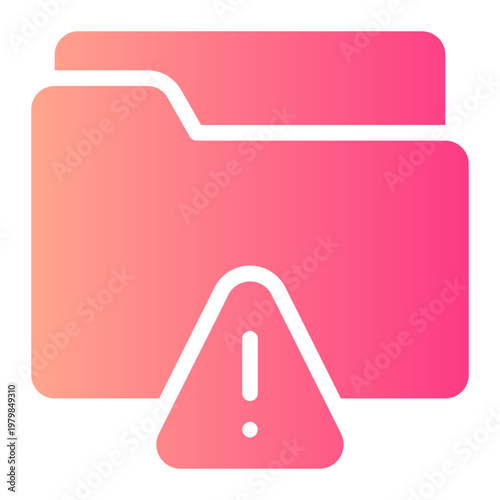 documentary gradient icon