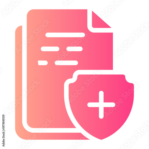 health insurance gradient icon