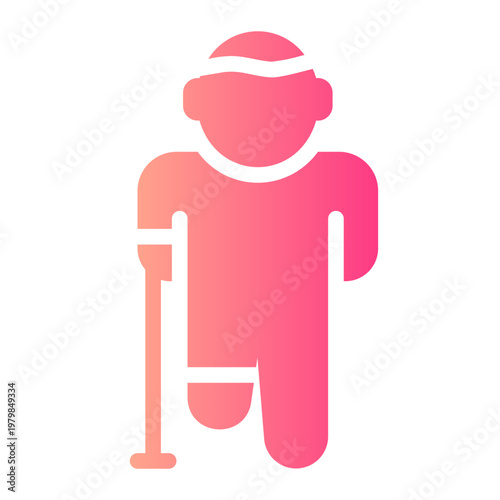 injury gradient icon