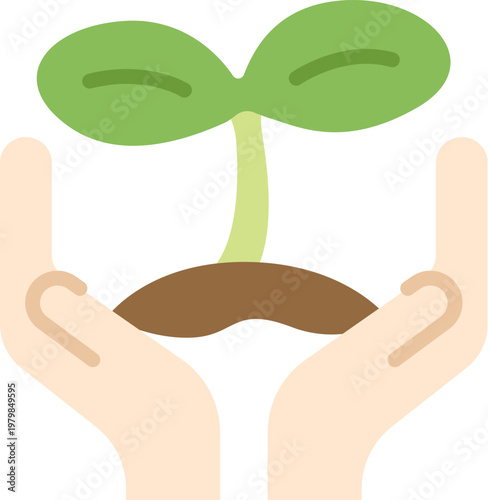 環境保全・保護のアイコンのイラスト