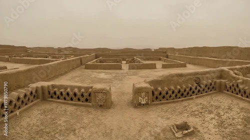 chan chan ruins city peru desert video