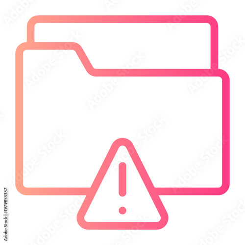 documentary gradient icon