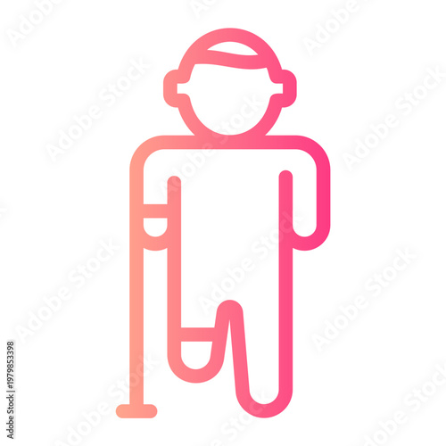 injury gradient icon