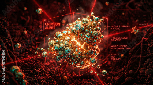 big data network, connected data nodes, digital information visualization