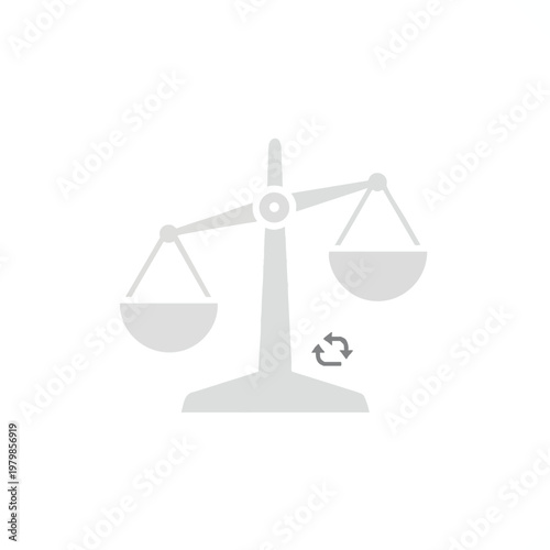 Balanced Scales Symbolizing Justice Fairness and Equality in Society