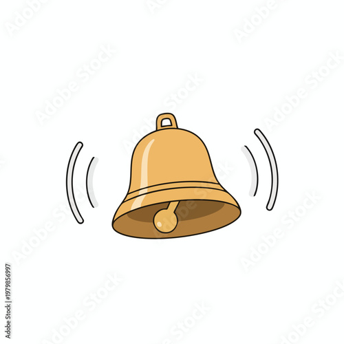 Colorful Handbell Illustration for Musical Themed Designs and Events