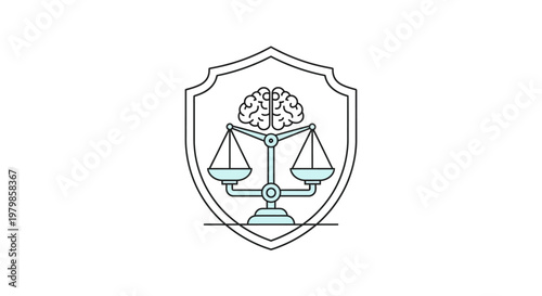 Law Scale Justice Symbol Icon.