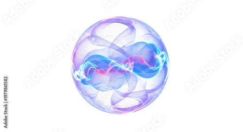 A stylized illustration of earth with colorful swirling patterns depicting atmospheric phenomena