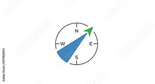 Compass Navigation Direction Indicator Tool.