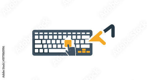 Computer keyboard with eject key.