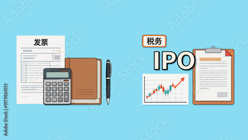Business Finance and IPO Concepts