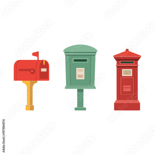 red post box